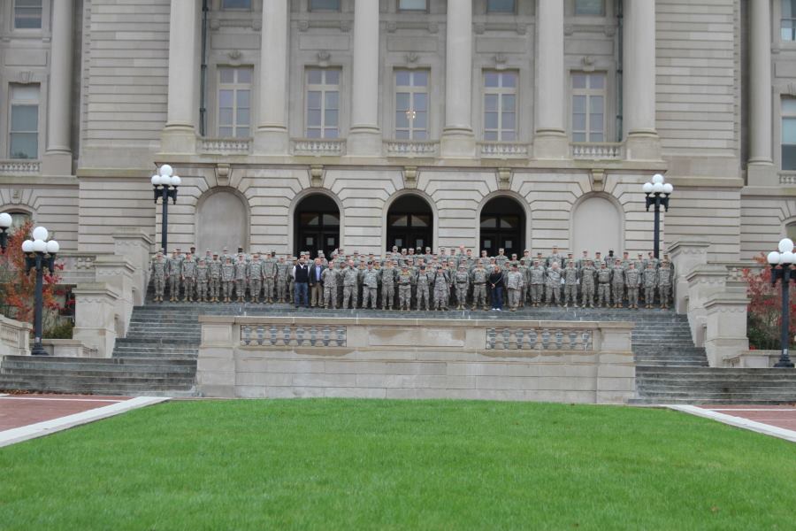 Academy photo at the state capitol